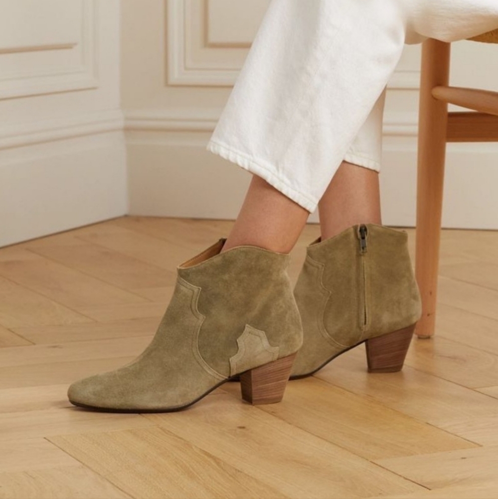 Isabel Marant Etoile Suede Leather Ankle Boots